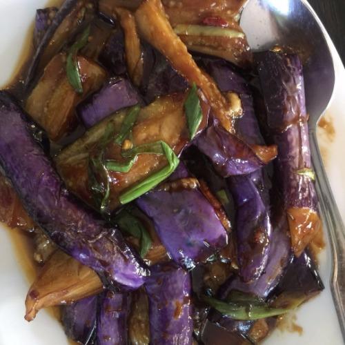 Eggplant in Garlic Sauce*