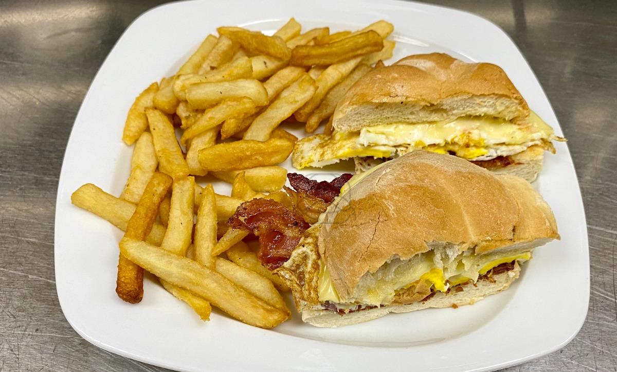 Fried Egg Sandwich w/ Meat