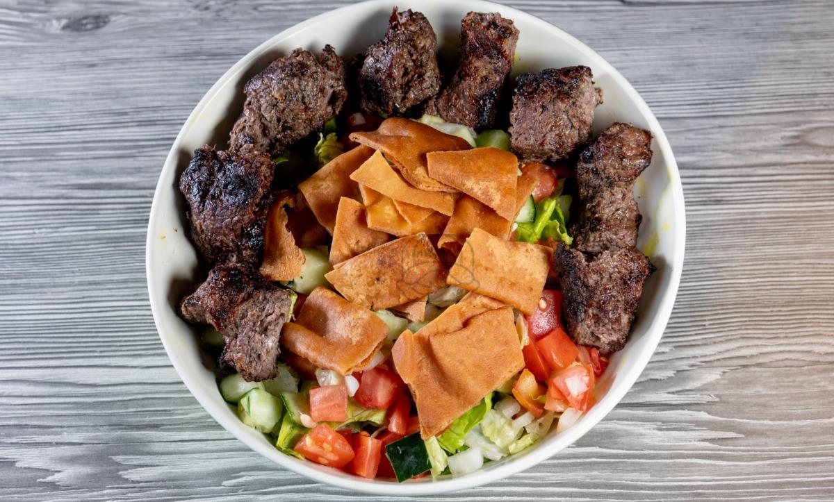 Beef Kabob Salad