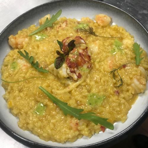 Risotto Milanese, Astice E Gambero