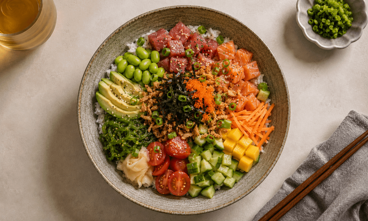 Build Your Own Sashimi Bowl!