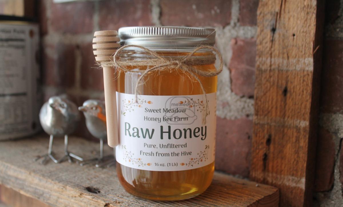 Sweet Meadow Honey Bee Farm Raw Honey