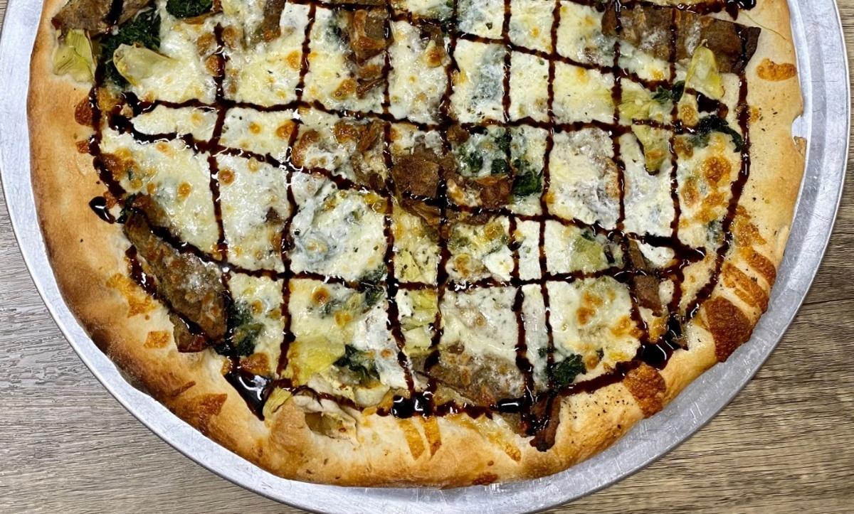 Eggplant Tuscan Pizza