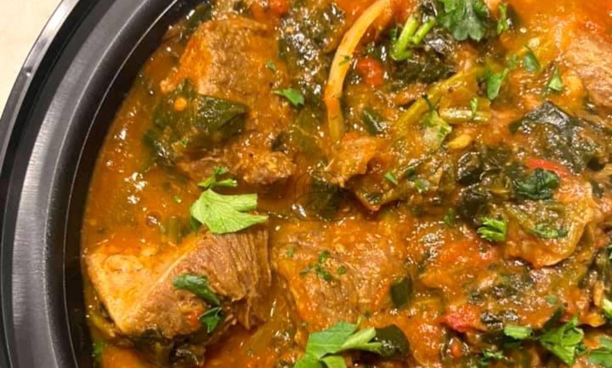 Lamb with Spinach Tagine