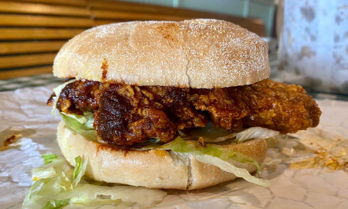 Nashville Dip Fried Chicken Sandwich