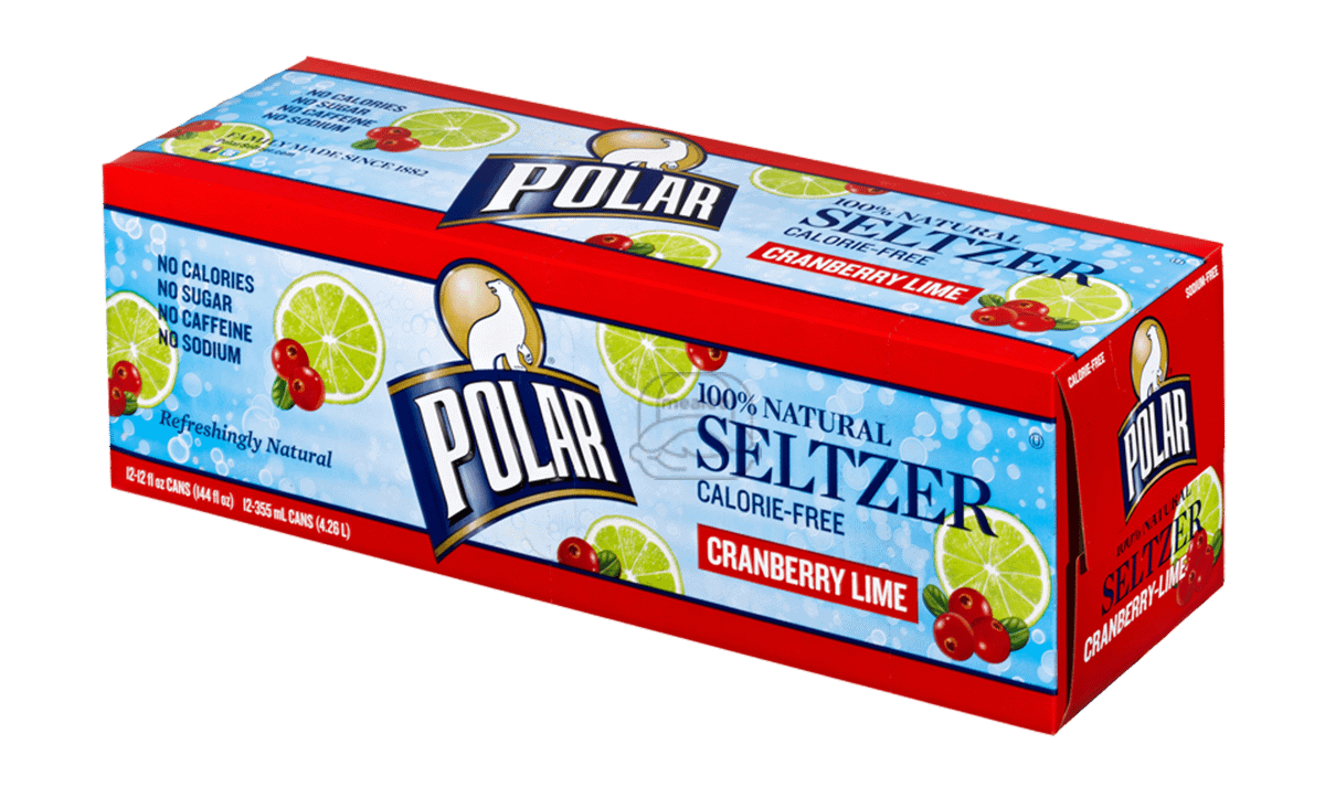 Polar Cranberry Lime Seltzer (12-Pack)