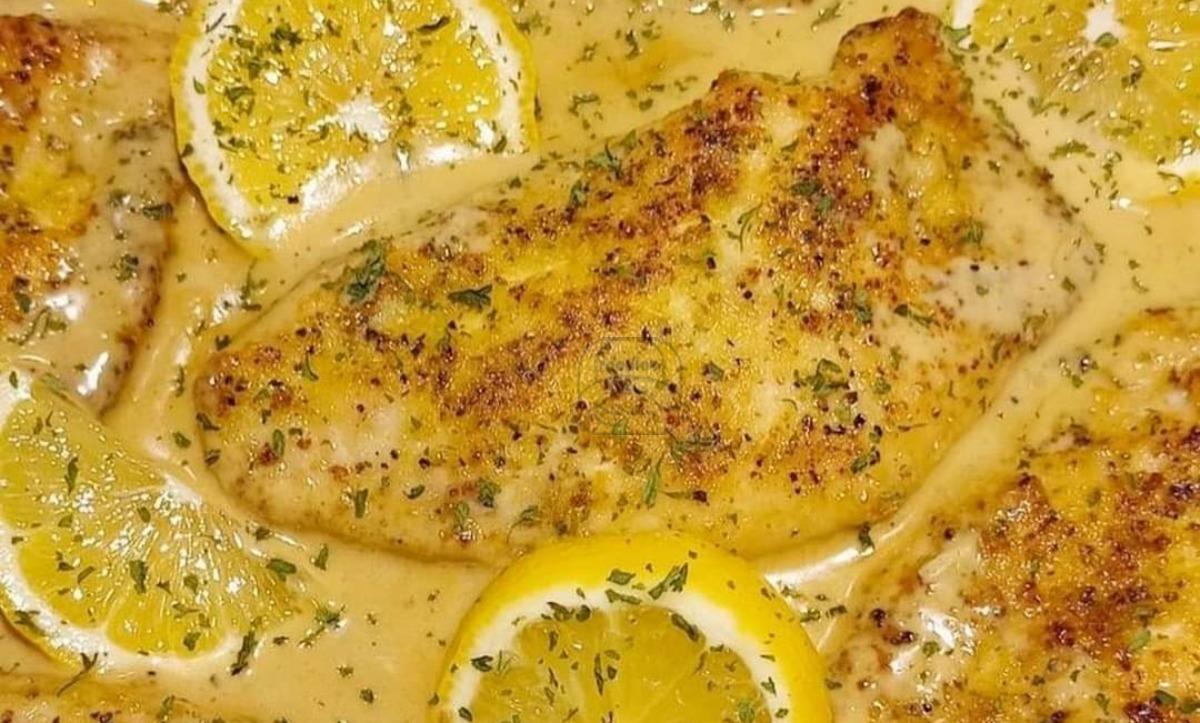 Creamy lemon garlic chicken