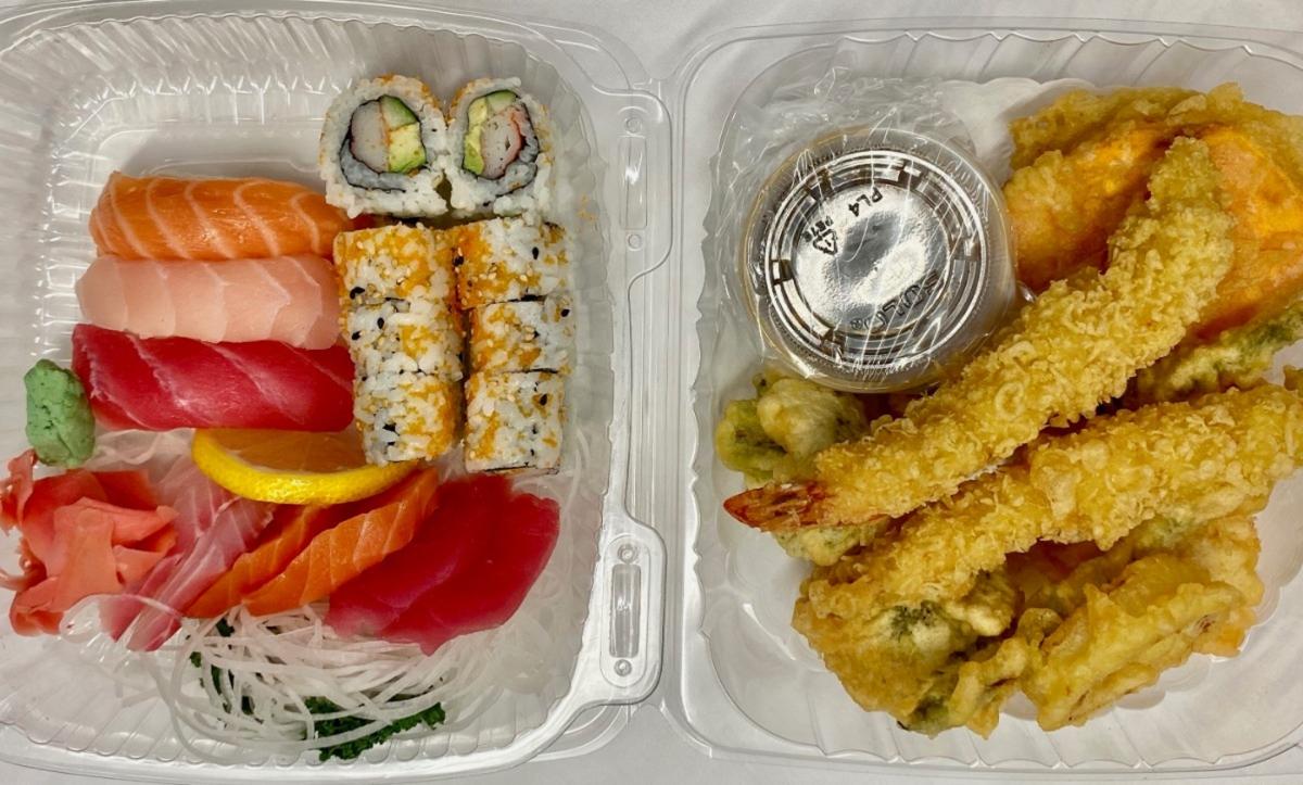 Com2 Sushi, Sashimi, & Shrimp Tempura
