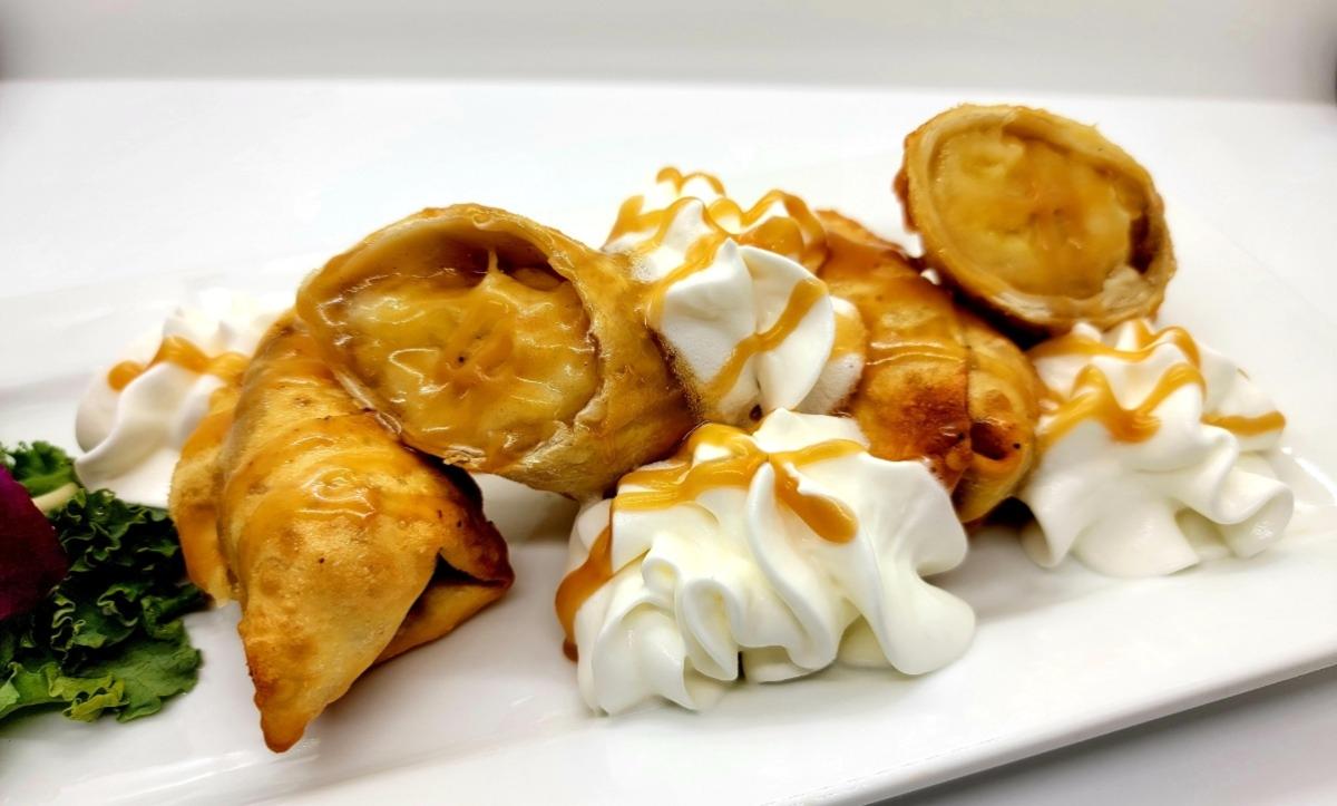 Fried Banana Egg Roll