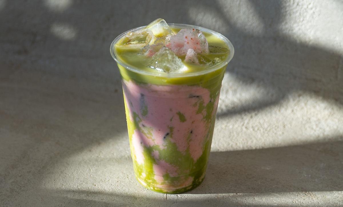 Iced Strawberry Matcha