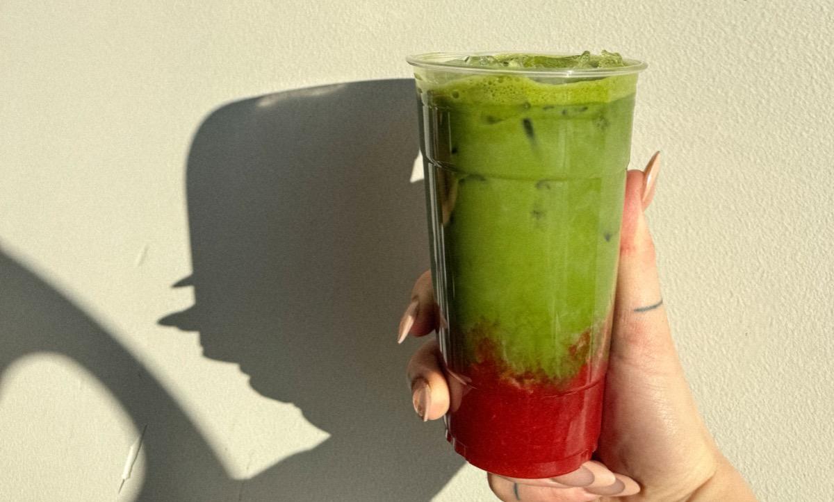 Iced Strawberry Matcha