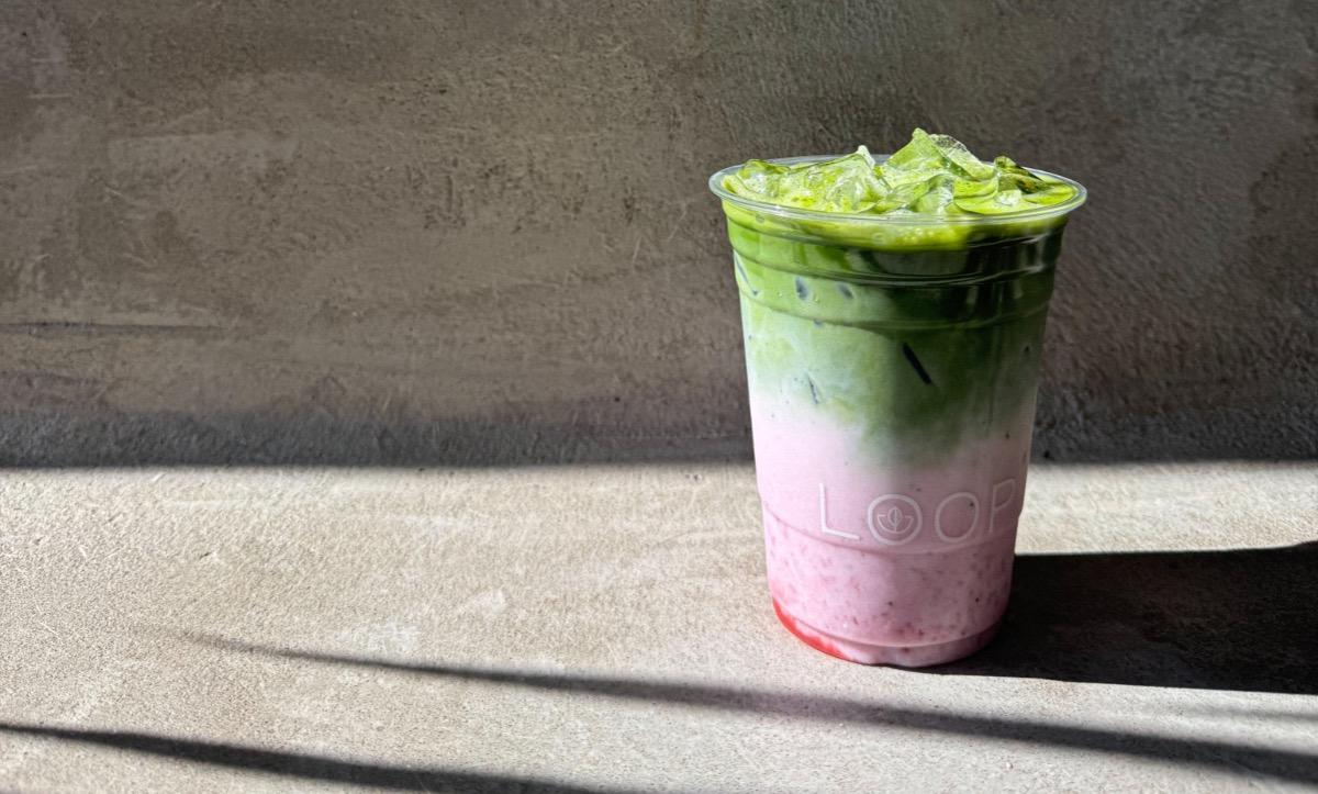 Iced Strawberry Matcha