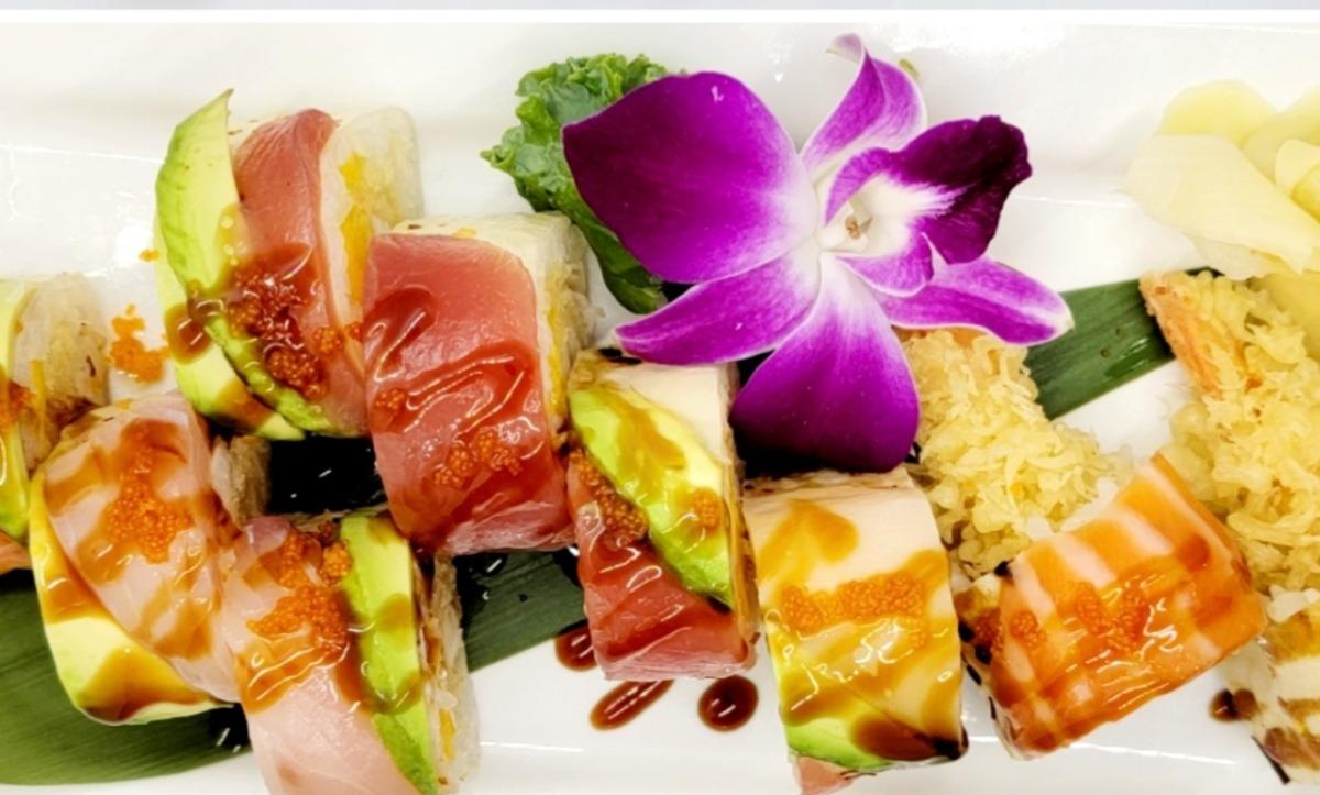 South End Rainbow Roll