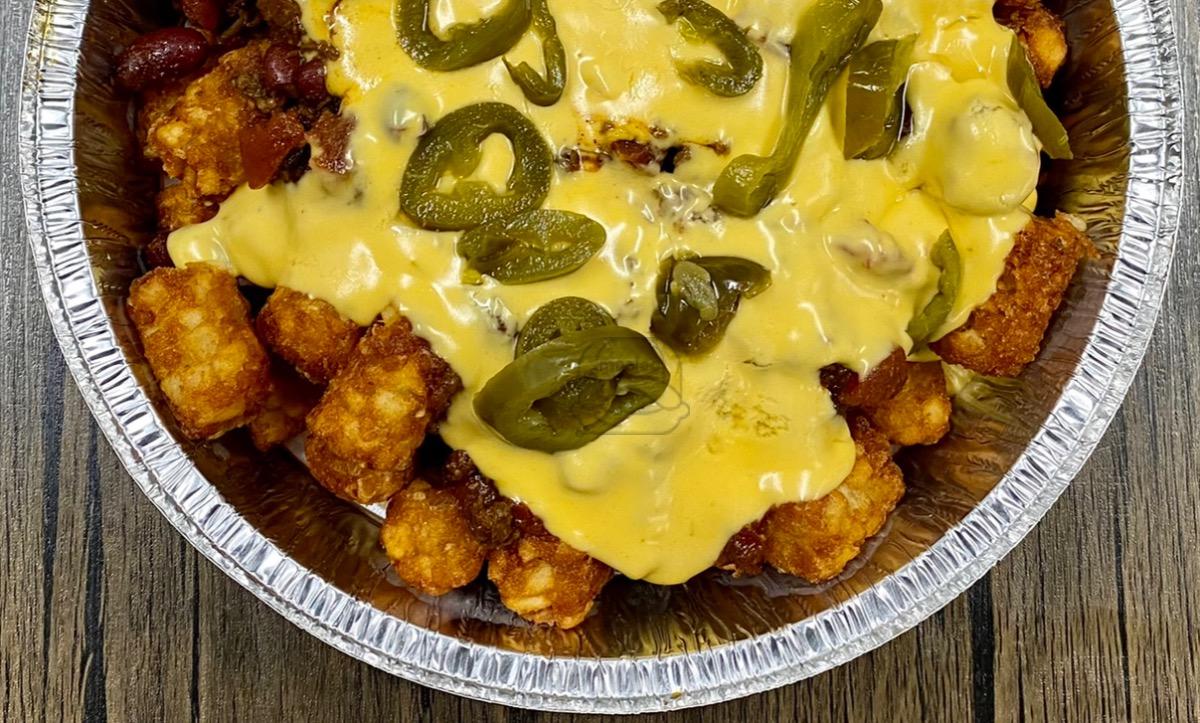 Loaded Chili Cheese Tots
