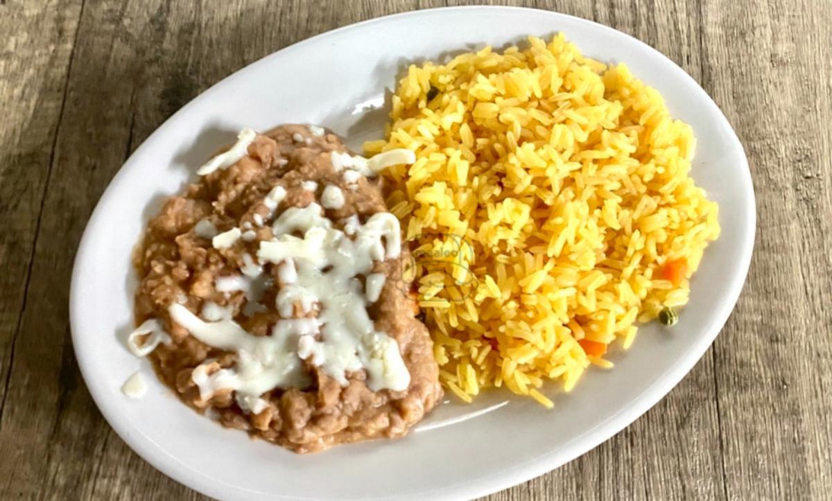 Side of Mexican Rice & Refried Beans