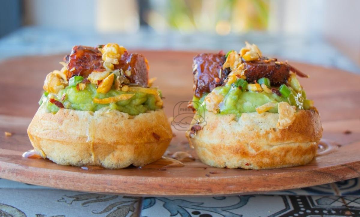 Sweet Chili Waffle Toasts