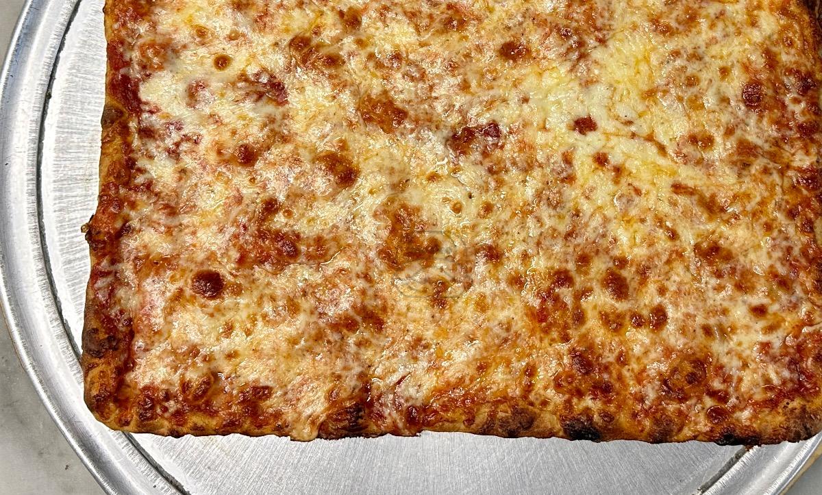 24 Cut Square Cheese Pizza