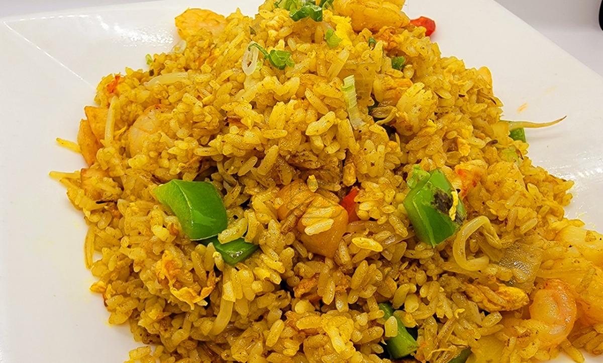 Curried Seafood Fried Rice