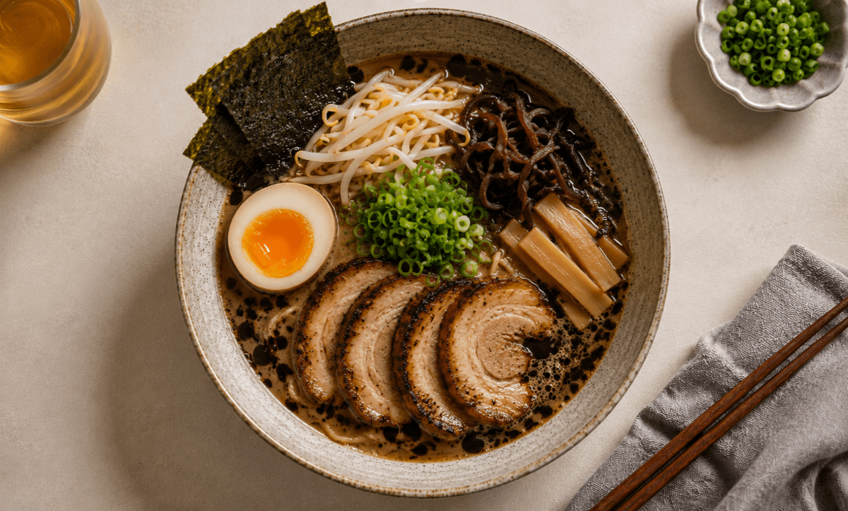 Black Garlic Shoyu Ramen