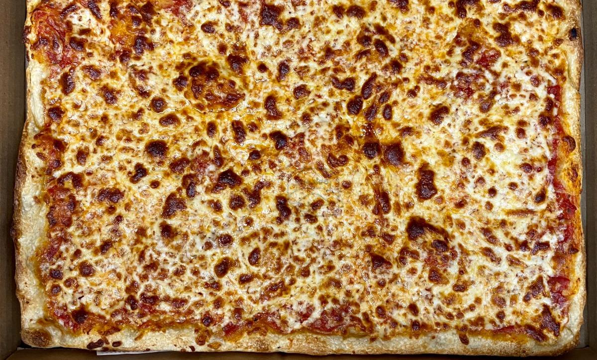 Large Sicilian Cheese Pizza (24 Cut)