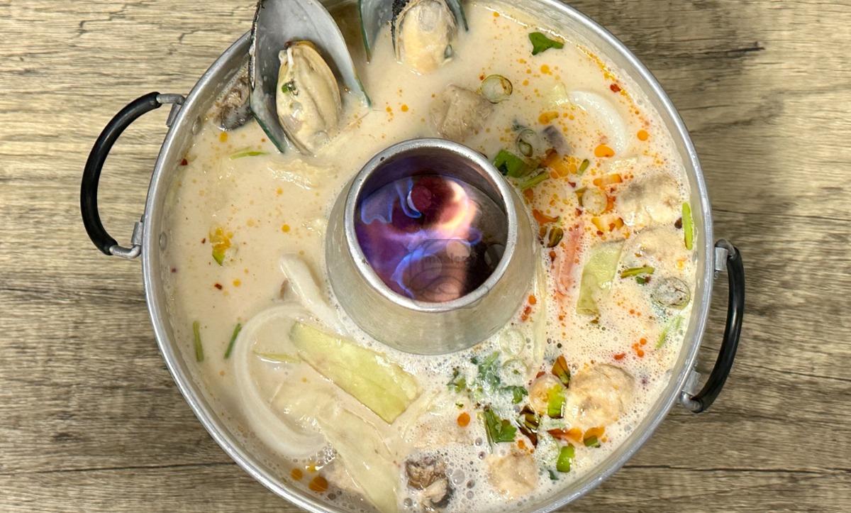 Seafood Tom Kha (Coconut Soup)