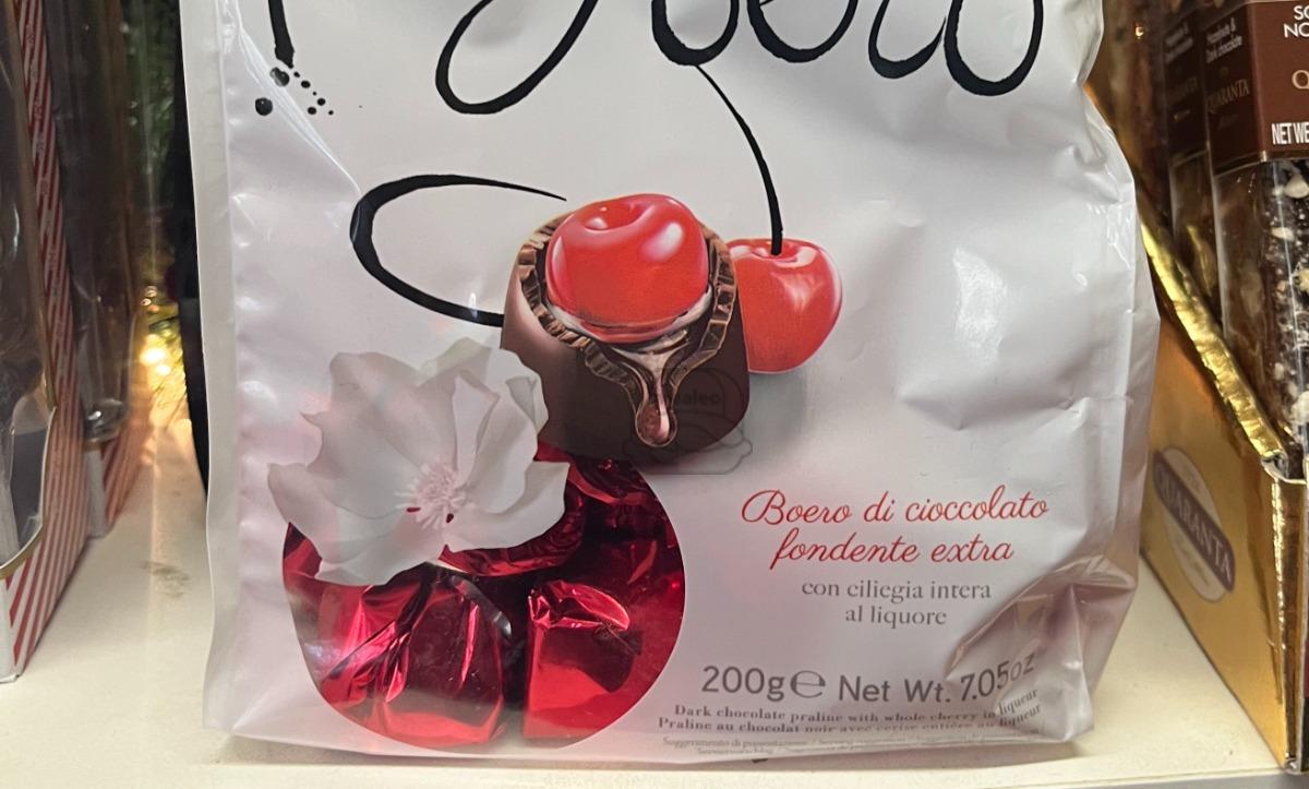 Vergani Chocolate Pralines (Boero) Filled with Cherry and Liqueur
