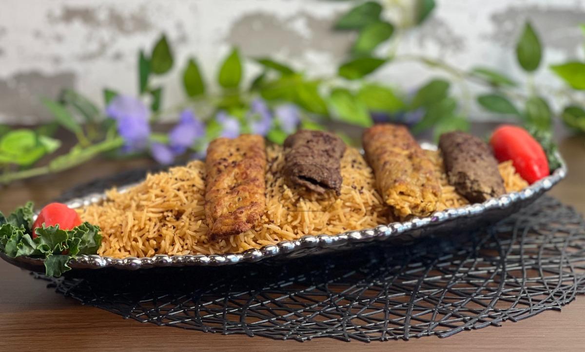 Ground Beef Kebab Rice Plate