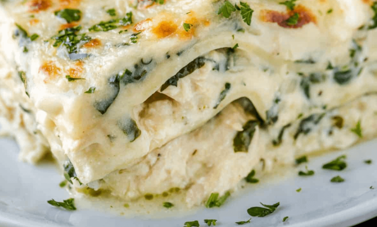 White Veggie Lasagna