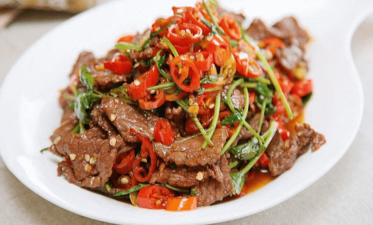 Hunan Style Sauteed Beef