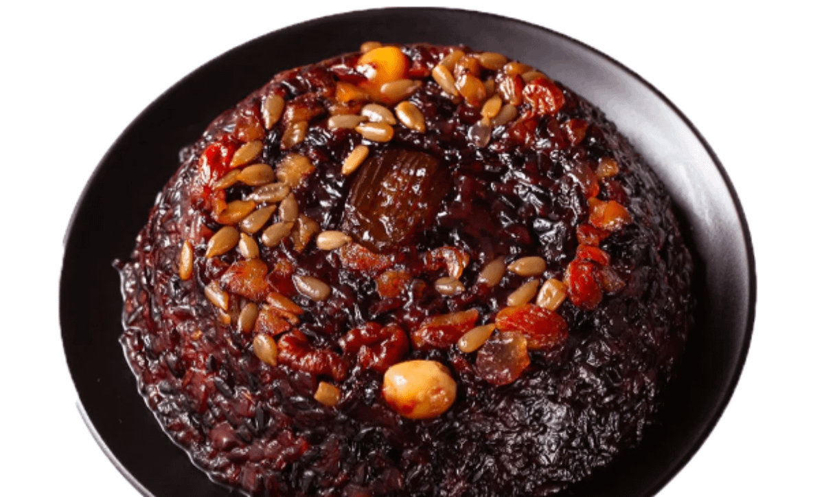 Black Sweet Rice Pudding