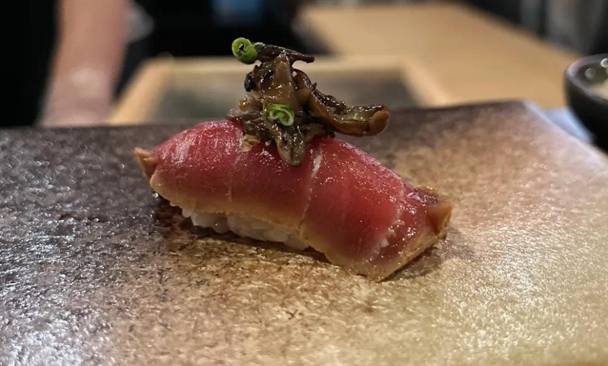Bluefin Tuna w/ Shitaki Mushrooms