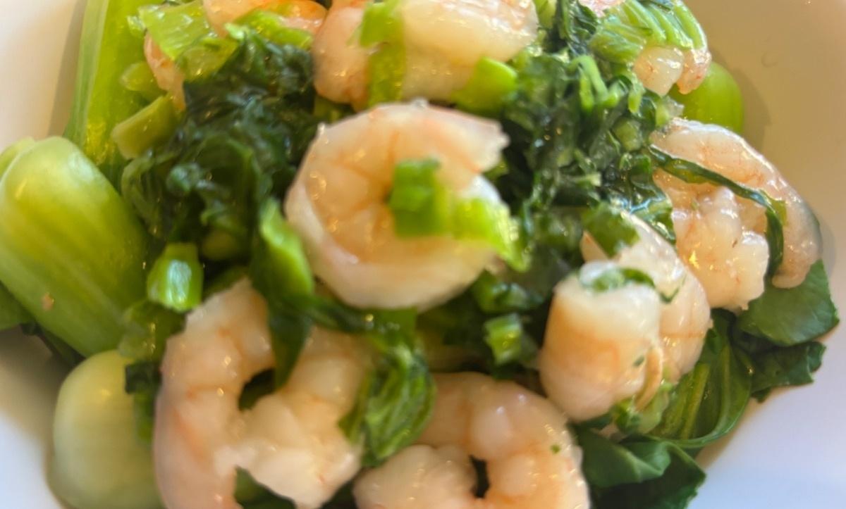 Shrimp w. Salted Veggies