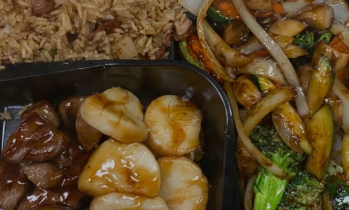 Hibachi Steak & Scallops (Lunch)