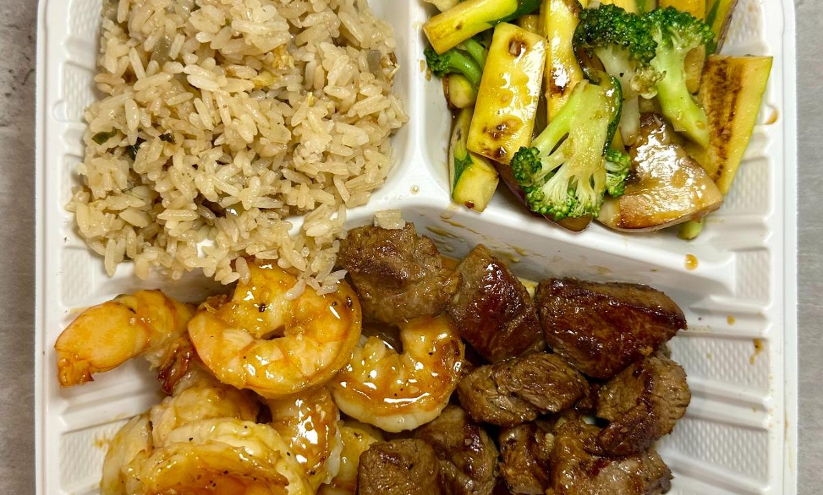 Hibachi Filet Mignon & Shrimp (Lunch)