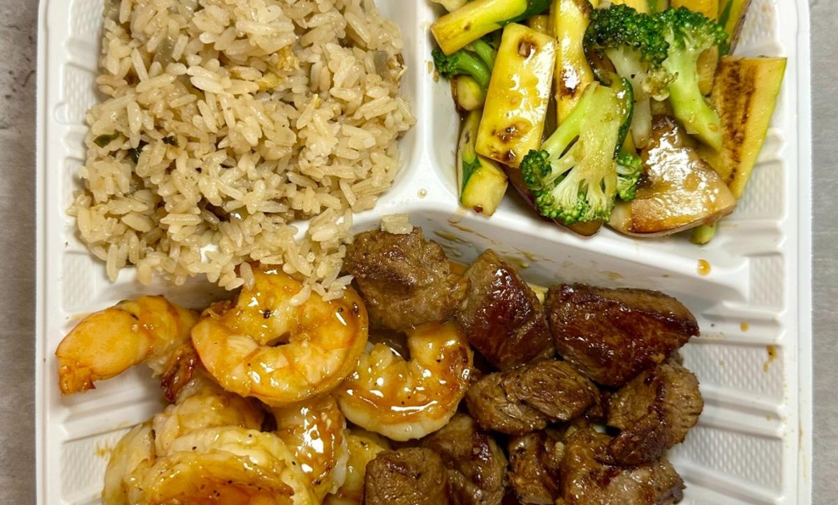 Hibachi Filet Mignon & Shrimp (Lunch)