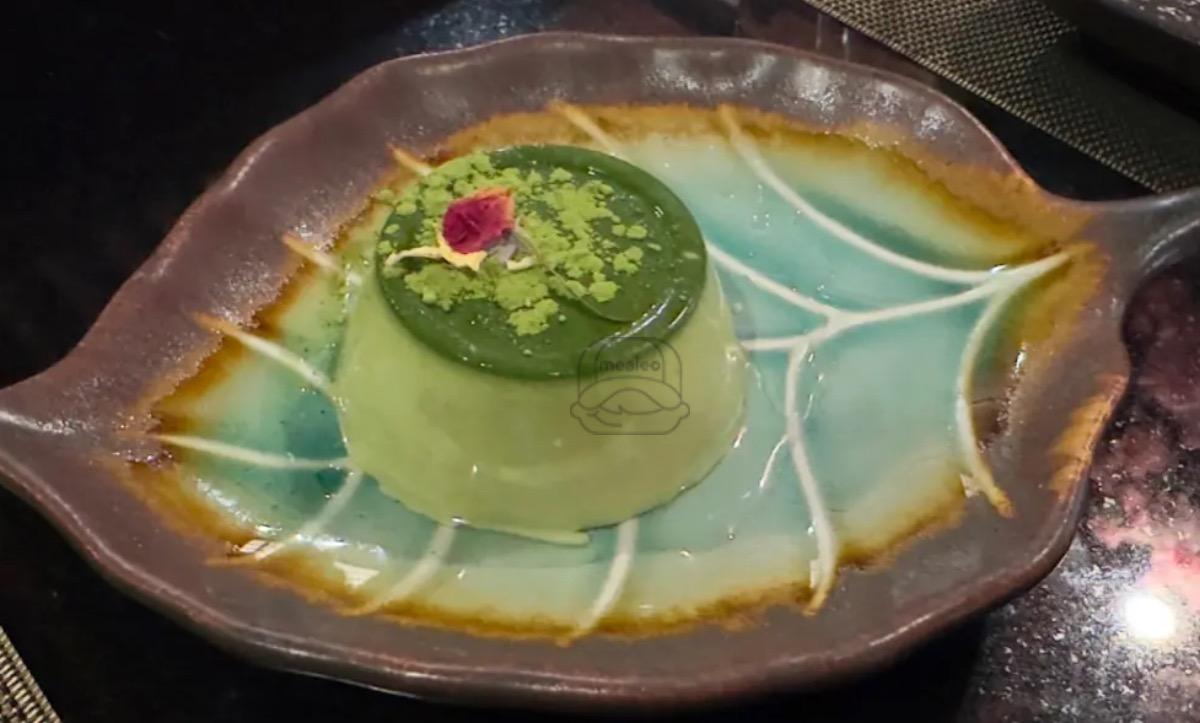 Homemade Matcha Pudding