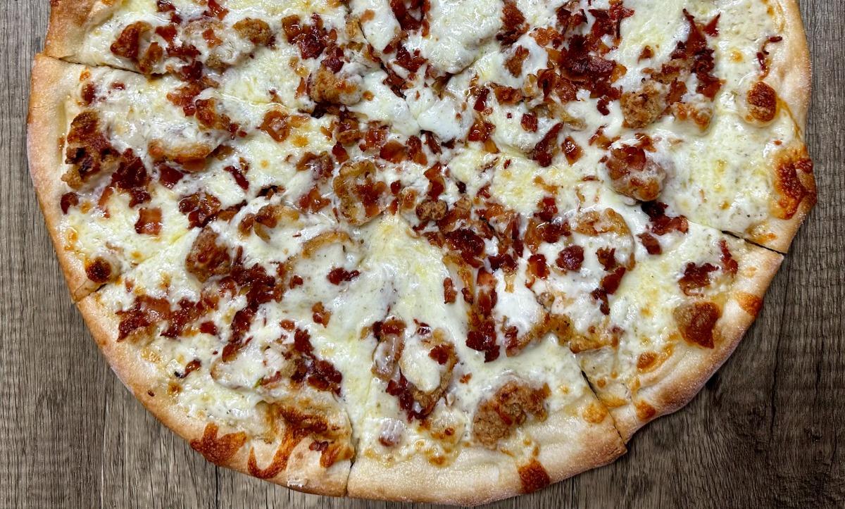 Chicken Bacon Ranch Pizza