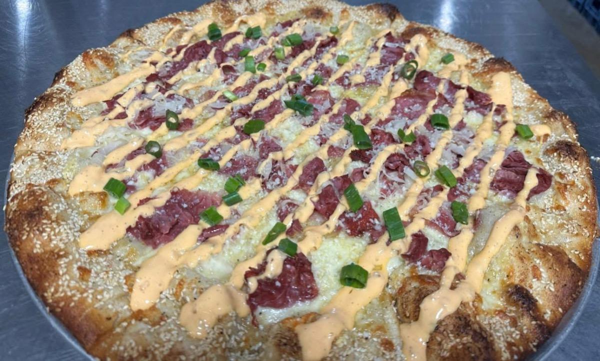 Reuben Pizza