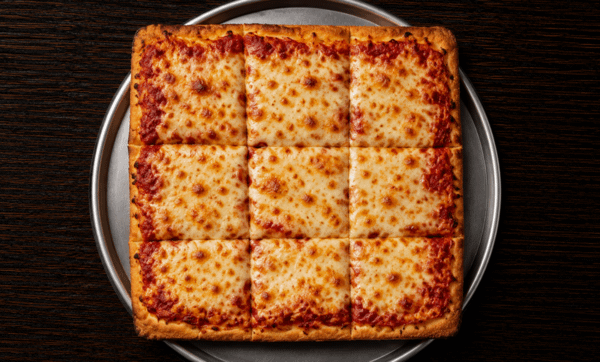Sicilian Cheese Pizza (12 Cut)