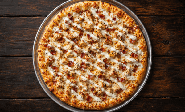 Chicken Bacon Ranch Pizza