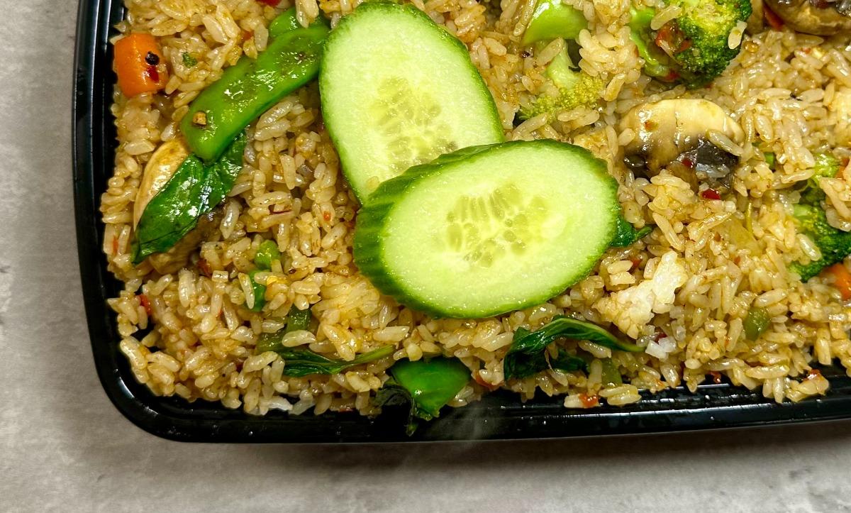 Vegetable Spicy Basil Fried Rice