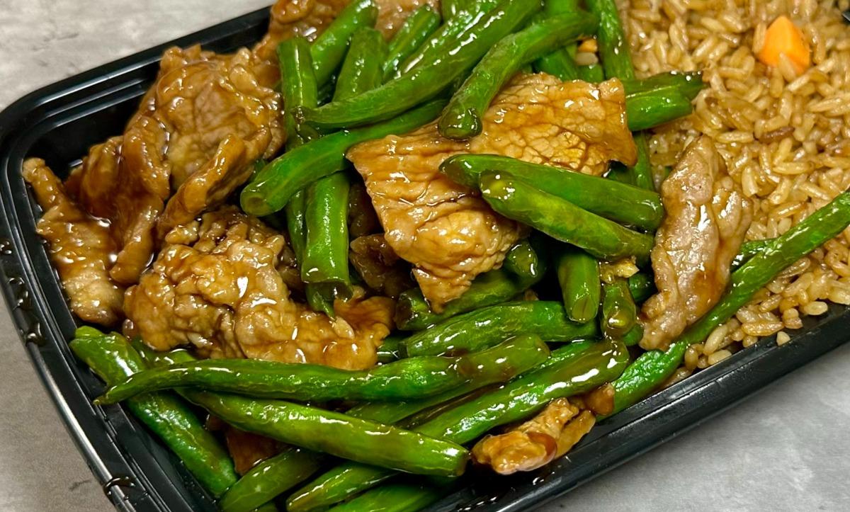 String Bean in Brown Sauce Dinner