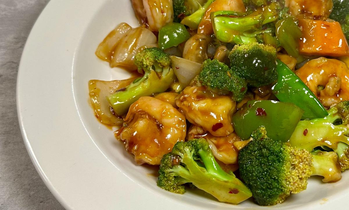 Shrimp in Garlic Sauce