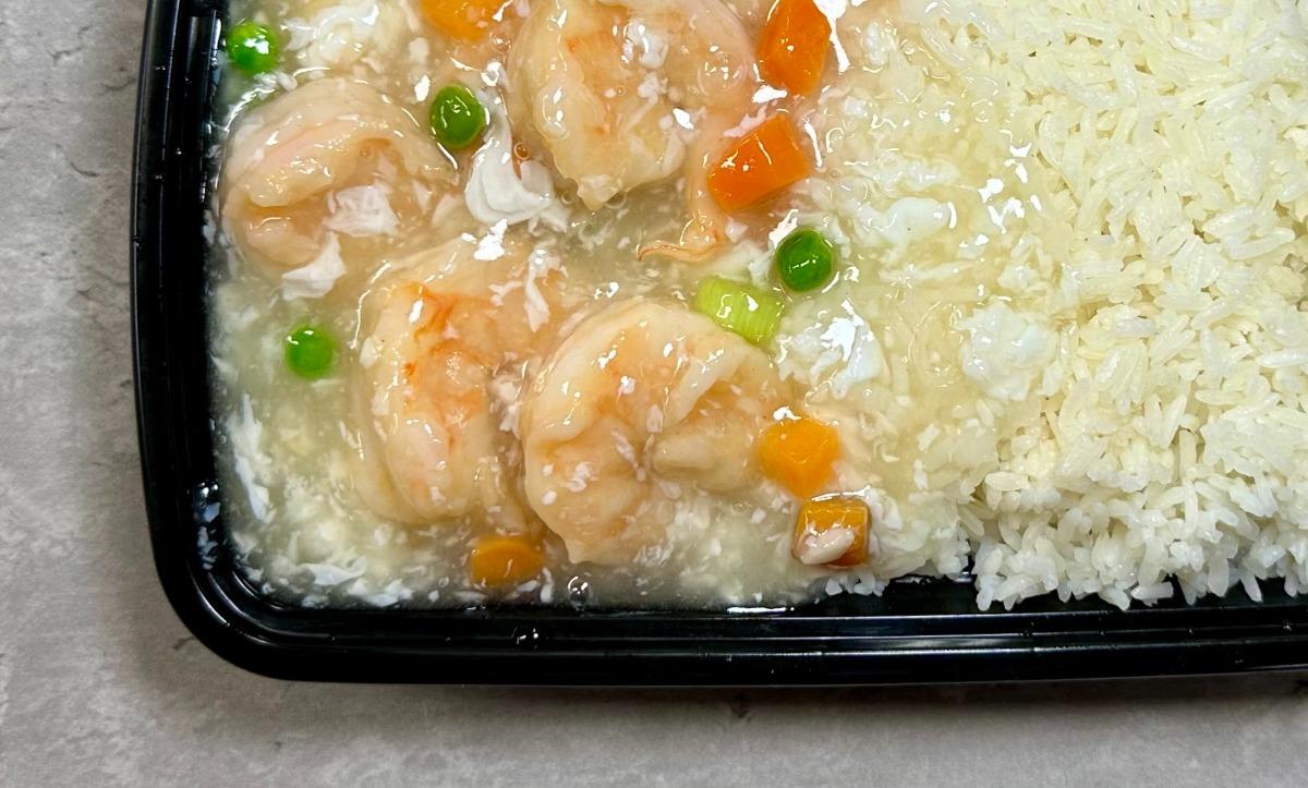 Shrimp in Lobster Sauce Lunch