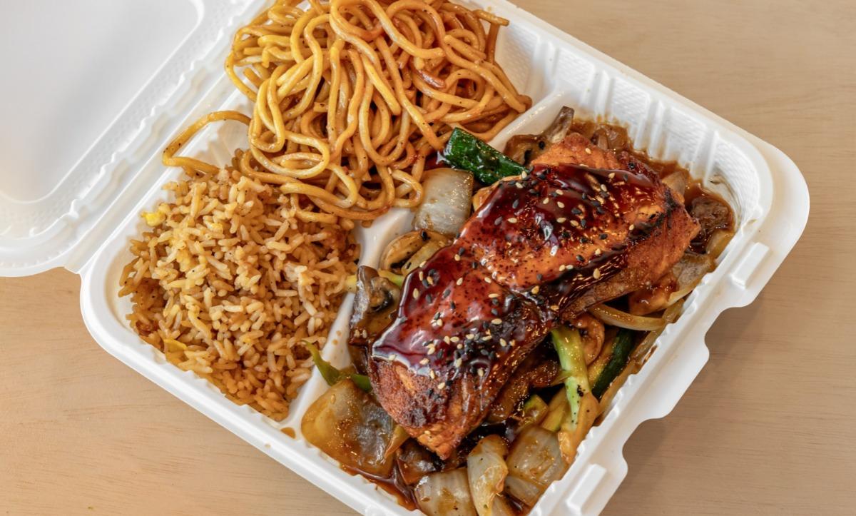 Hibachi Salmon