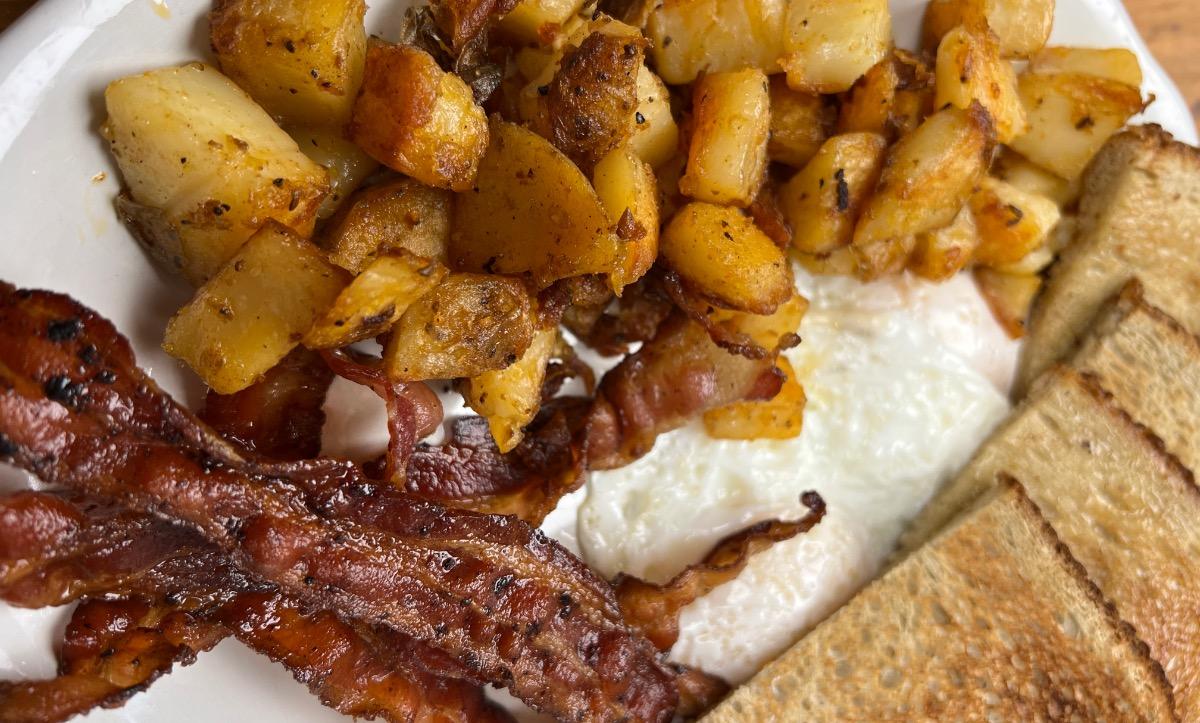 #5 Two Eggs, Sausage, & Home Fries