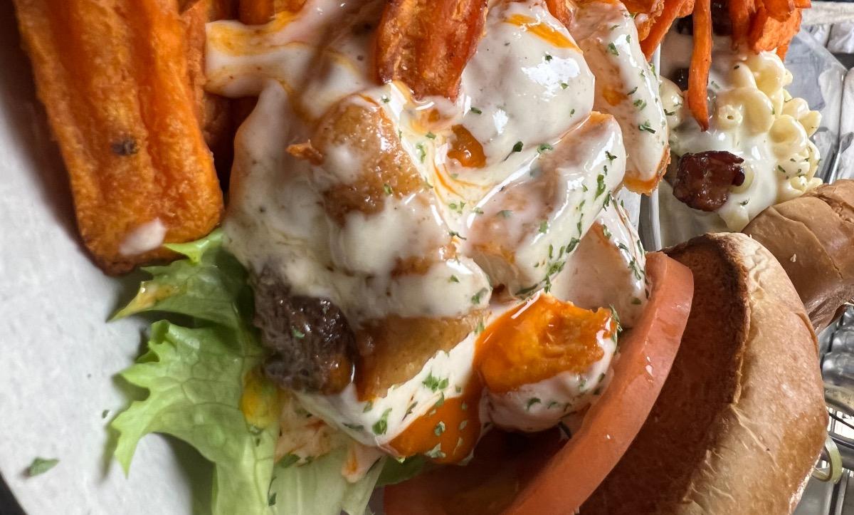 Beefy Rooster Burger