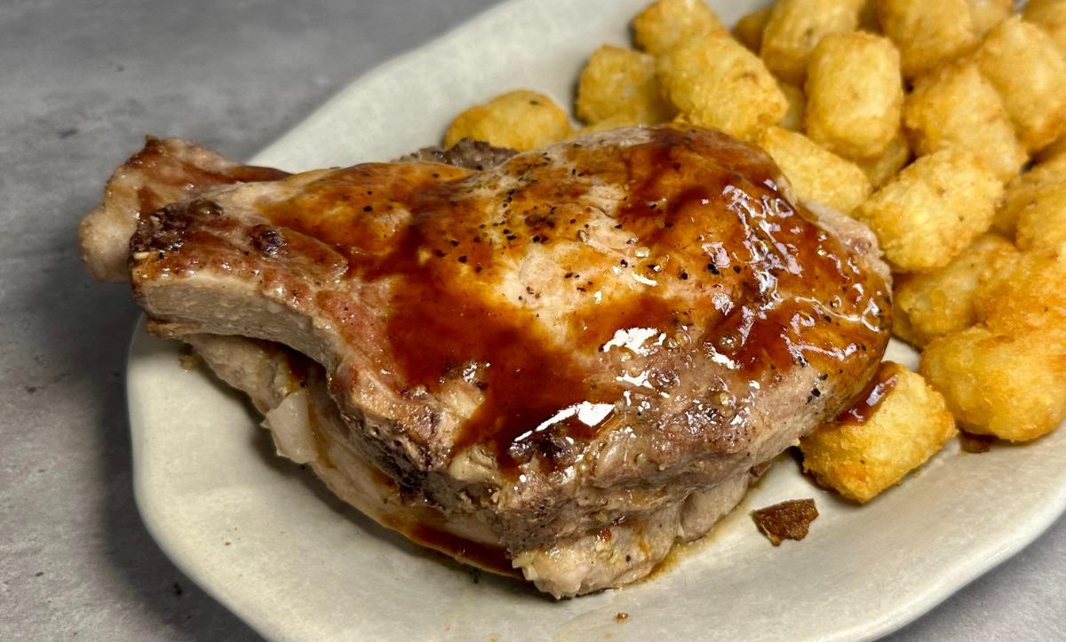 BBQ Glazed Pork Chops
