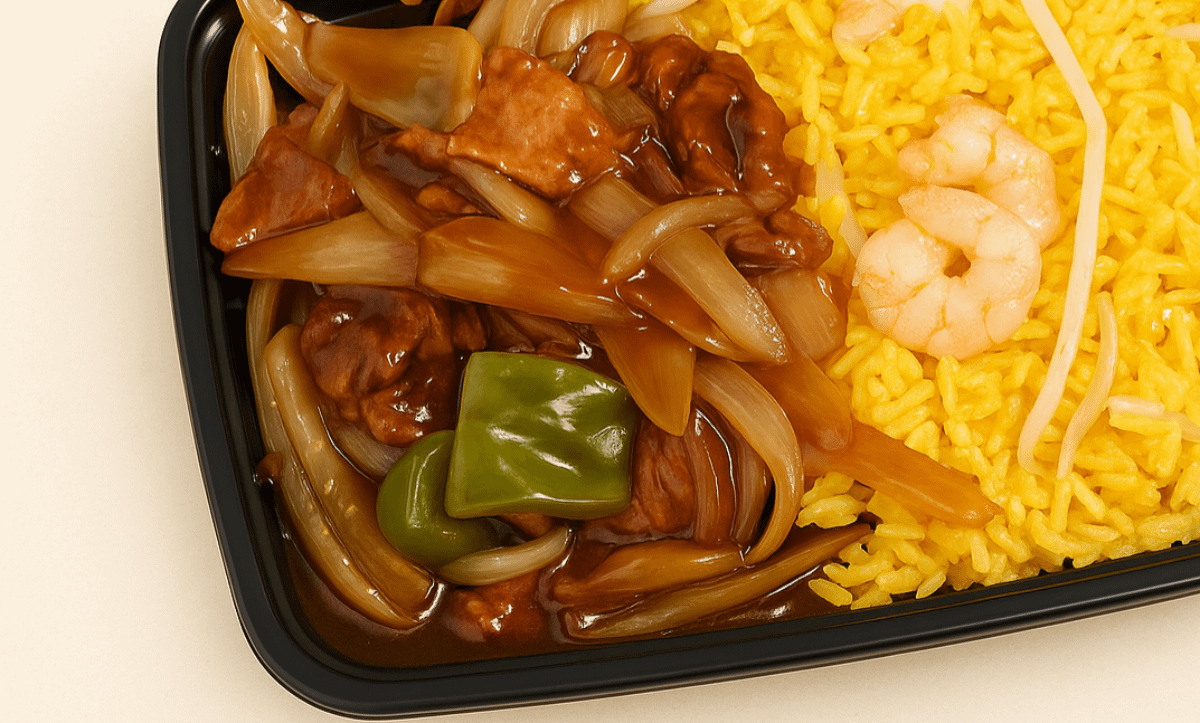 5. Pepper Steak w. Onion Combo