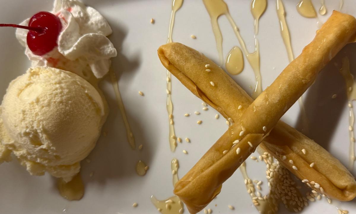 Friend Banana with ice cream
